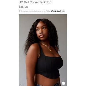 NWOT UO Bell Corset Top